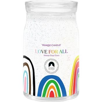 YANKEE CANDLE Signature sklo 2 knoty Love for All 567 g (5038581151816)