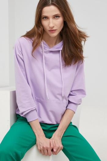 Mikina Answear Lab dámská, fialová barva, hladká