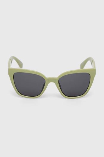 Dětské sluneční brýle Vans dámské, zelená barva