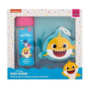 Pinkfong Baby Shark Bath Set dárková kazeta sprchový gel 250 ml + houbička pro děti