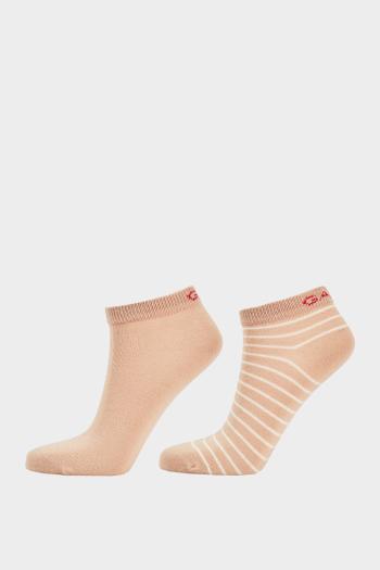 PONOŽKY GANT BRETON STRIPE ANKLE SOCKS 2-PACK žlutá 36/38