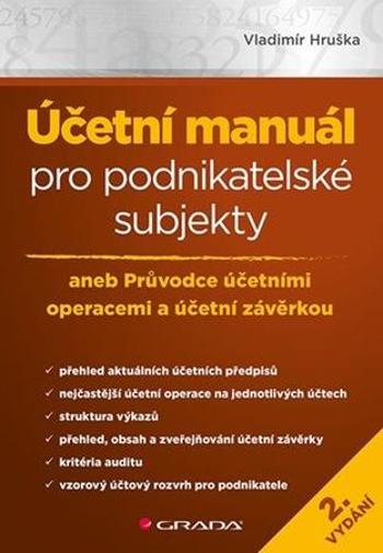 Účetní manuál pro podnikatelské subjekty - Hruška Vladimír