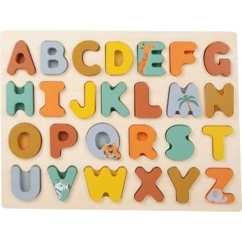 Small foot by Legler Vkládací puzzle Safari abeceda