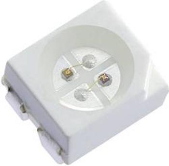 SMD LED Kingbright, KAA-3528RGBS-11, 20 mA, 2 V, 120 °, 220 mcd, červená/zelená/modrá