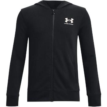 Under Armour RIVAL TERRY Juniorská mikina, černá, velikost