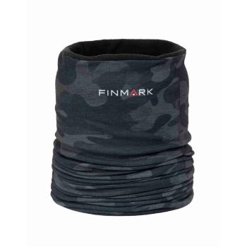 Finmark CHILDREN’S MULTIFUNCTIONAL SCARF WITH FLEECE Dětský multifunkční šátek, černá, velikost