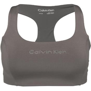 Calvin Klein WO - SPORTS BRA MEDIUM SUPPORT Dámská podprsenka, tmavě šedá, velikost