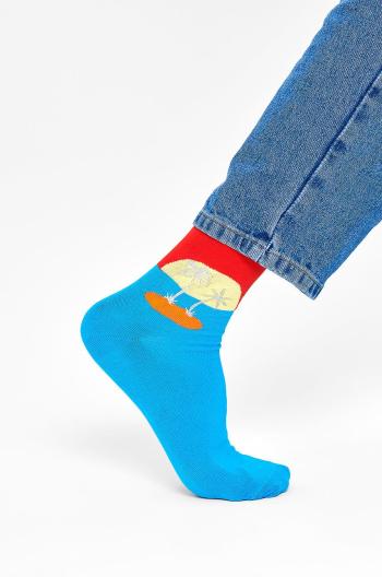 Ponožky Happy Socks pánské, tyrkysová barva