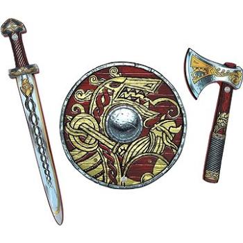 Liontouch Vikingský set - Meč, štít a sekera (5707307500077)