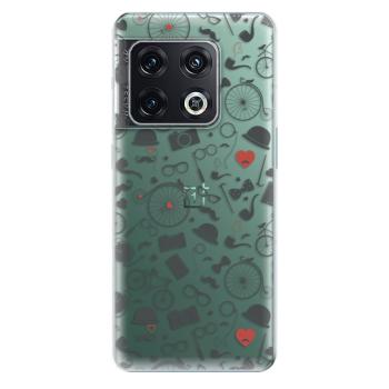 Odolné silikonové pouzdro iSaprio - Vintage Pattern 01 - black - OnePlus 10 Pro