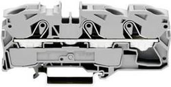 Průchozí svorka Wago 2016-1301, pružinová, 12 mm, šedá
