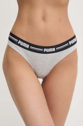 Tanga Puma (2-pack) šedá barva, 907854