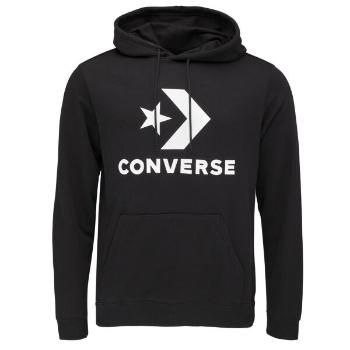 Converse STANDARD FIT CENTER FRONT LARGE LOGO STAR CHEV HOODIE FT Pánská mikina, černá, velikost