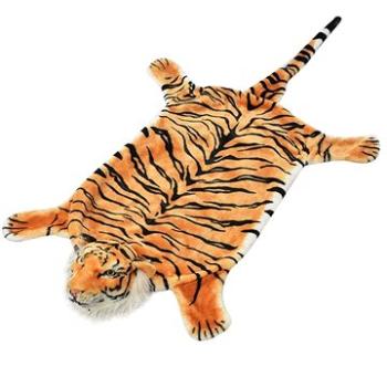 Plyšový koberec tygr 144 cm hnědý (80168)