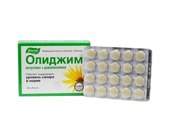 Olidžim- inulin + gymnema - Evalar -100 tablet