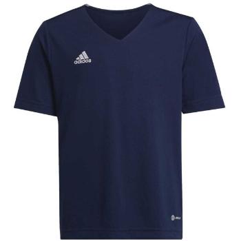 adidas ENTRADA 22 JERSEY Juniorský fotbalový dres, tmavě modrá, velikost