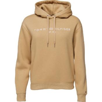 Tommy Hilfiger MODERN REG CORP LOGO HOODIE Dámská mikina, béžová, velikost