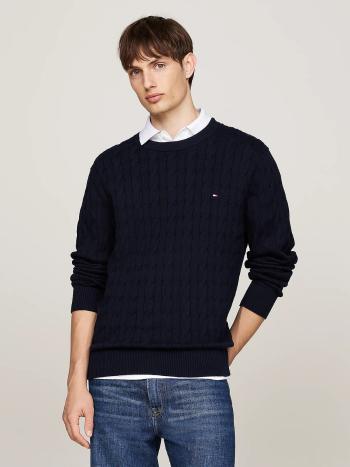 Tommy Hilfiger pánský tmavě modrý svetr - M (DW5)