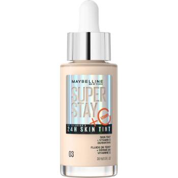 Maybelline SuperStay® 24H Skin Tint + Vitamin C 30 ml make-up 03 na všechny typy pleti; na rozjasnění pleti; na dehydratovanou pleť