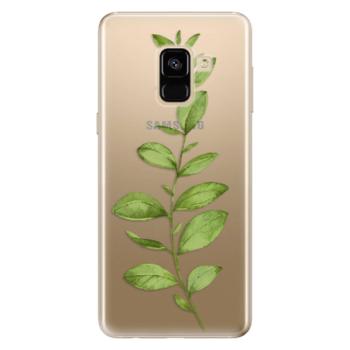 Odolné silikonové pouzdro iSaprio - Green Plant 01 - Samsung Galaxy A8 2018