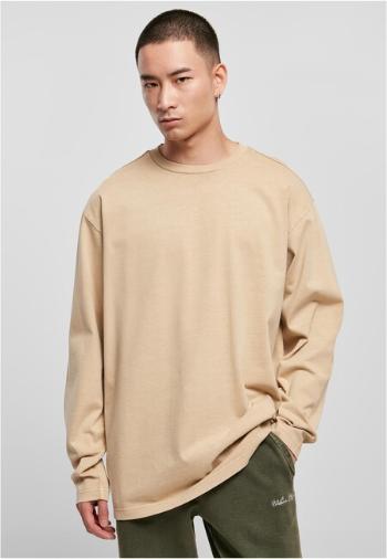 Urban Classics Heavy Oversized Garment Dye Longsleeve unionbeige - XXL