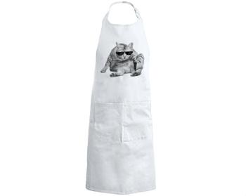 Kuchyňská zástěra Drsná kočka