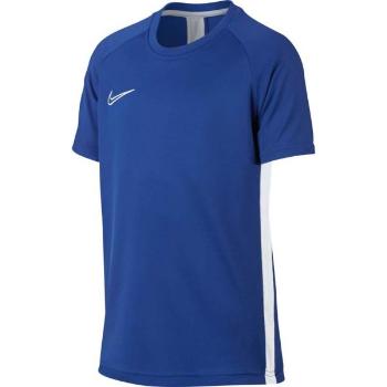 Nike DRY ACDMY TOP SS Dětské tričko, modrá, velikost M