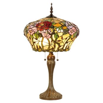 Stolní lampa Tiffany Roses 5LL-5571