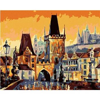 Diamondi - Diamantové malování - KARLŮV MOST, 40x50 cm, Vypnuté plátno na rám (603224B)