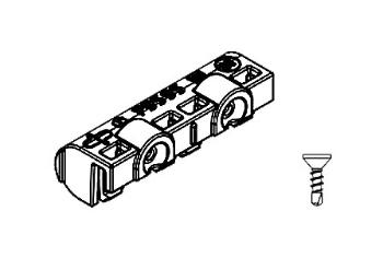 Set fixační spona 9487, P9595 + šroub P9594 + bit, TWINSON O-WALL Spona 40 ks + Šroub 90 ks + Bit 1 ks