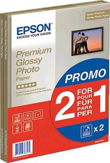 Papír EPSON Photo Inkjetpapír Premium Glossy, DIN A4, 255 g/m² 15 C13S042169, A4, 30 listů