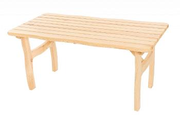 DEOKORK Masivní zahradní stůl z borovice VIKING (40 mm) - různé délky 150 cm