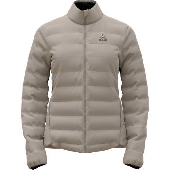 Odlo ASCENT N-THERMIC HYBRID INSULATED JACKET Dámská hybridní bunda, béžová, velikost