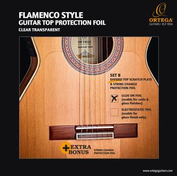 Ortega OPG-FLAM2 Flamenco Glued Divided Top Pickguard