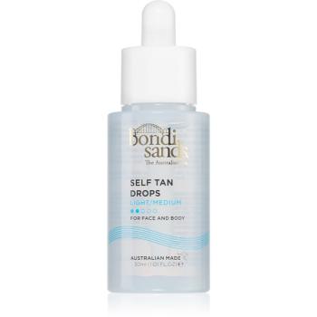 Bondi Sands Self Tan Drops samoopalovací kapky na obličej a tělo Light/Medium 30 ml