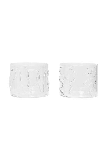 Sada skleniček ferm LIVING Doodle Glasses 200 ml 2-pack