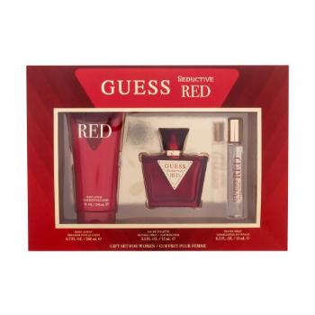 GUESS Seductive Red dárková kazeta toaletní voda 75 ml + tělové mléko 200 ml + toaletní voda 15 ml pro ženy