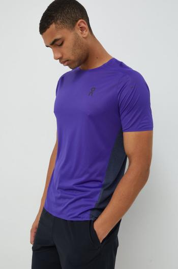 Běžecké tričko On-running Performance fialová barva