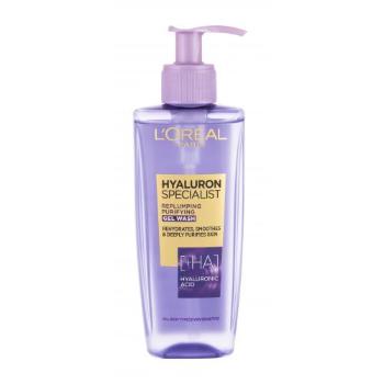 L'Oréal Paris Hyaluron Specialist Replumping Purifying Gel Wash 200 ml čisticí gel na všechny typy pleti; na rozjasnění pleti; na dehydratovanou pleť