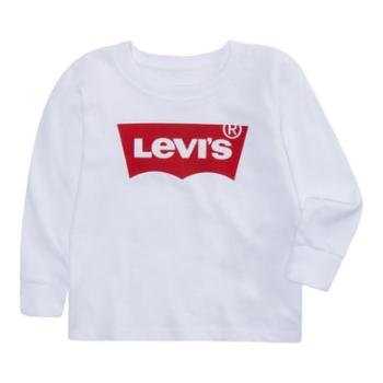 Dětská košile Levi's® s dlouhým rukávem bílá