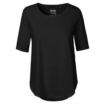 Neutral Dámské tričko s polovičním rukávem z organické Fairtrade bavlny - Černá | XL