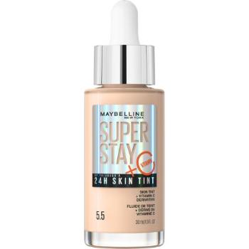 Maybelline SuperStay® 24H Skin Tint + Vitamin C 30 ml make-up 5.5 na všechny typy pleti; na rozjasnění pleti; na dehydratovanou pleť