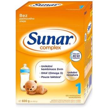 Sunar Complex 1 počáteční kojenecké mléko, 600 g (8592084415693)