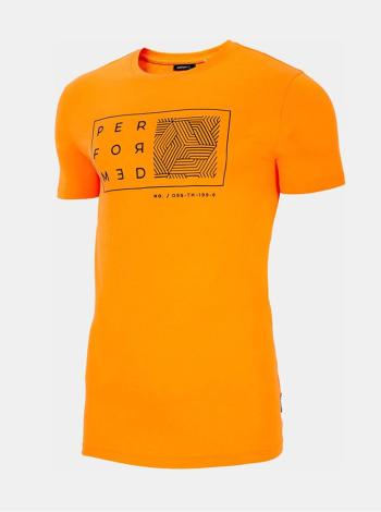 Pánské tričko Outhorn TSM607  Oranžová