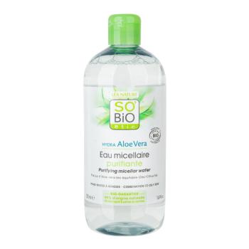 Voda micelární Aloe Vera čisticí — zinek a citrusy 500 ml BIO SO’BiO étic