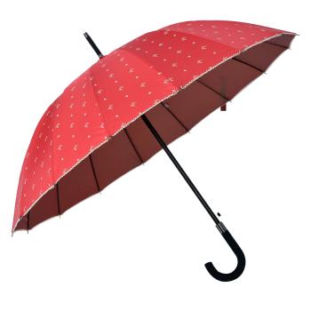 Červený deštník s puntíky a mašličkami - Ø 60  cm JZUM0031R
