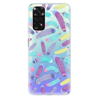 Odolné silikonové pouzdro iSaprio - Feather Pattern 01 - Xiaomi Redmi Note 11 / Note 11S