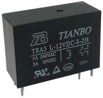 Tianbo Electronics TRA3 L-12VDC-S-2H relé do DPS 12 V/DC 8 A 2 spínací kontakty 1 ks