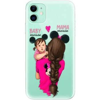 iSaprio Mama Mouse Brunette and Girl pro iPhone 11 (mmbrugirl-TPU2_i11)