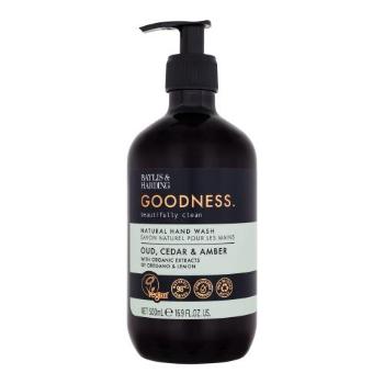 Baylis & Harding Goodness Oud, Cedar & Amber Natural Hand Wash 500 ml tekuté mýdlo pro ženy